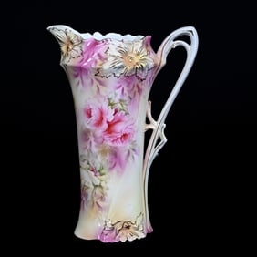 Tankard Marked R.S. Prussia, Carnation Mold