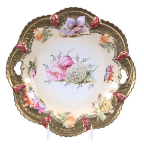 Cake Plate Marked R.S. Prussia