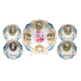 Berry Set Marked R.S. Prussia, Mold #90