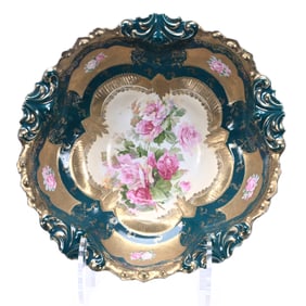 Bowl Marked R.S. Prussia, Fleur De Lys Mold