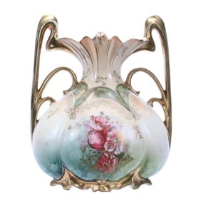 Vase Two Handles, Marked R.S. Prussia