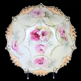 Bowl Marked R.S. Prussia, Satin Finish
