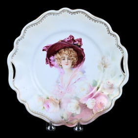 Cake Plate Marked R.S. Prussia