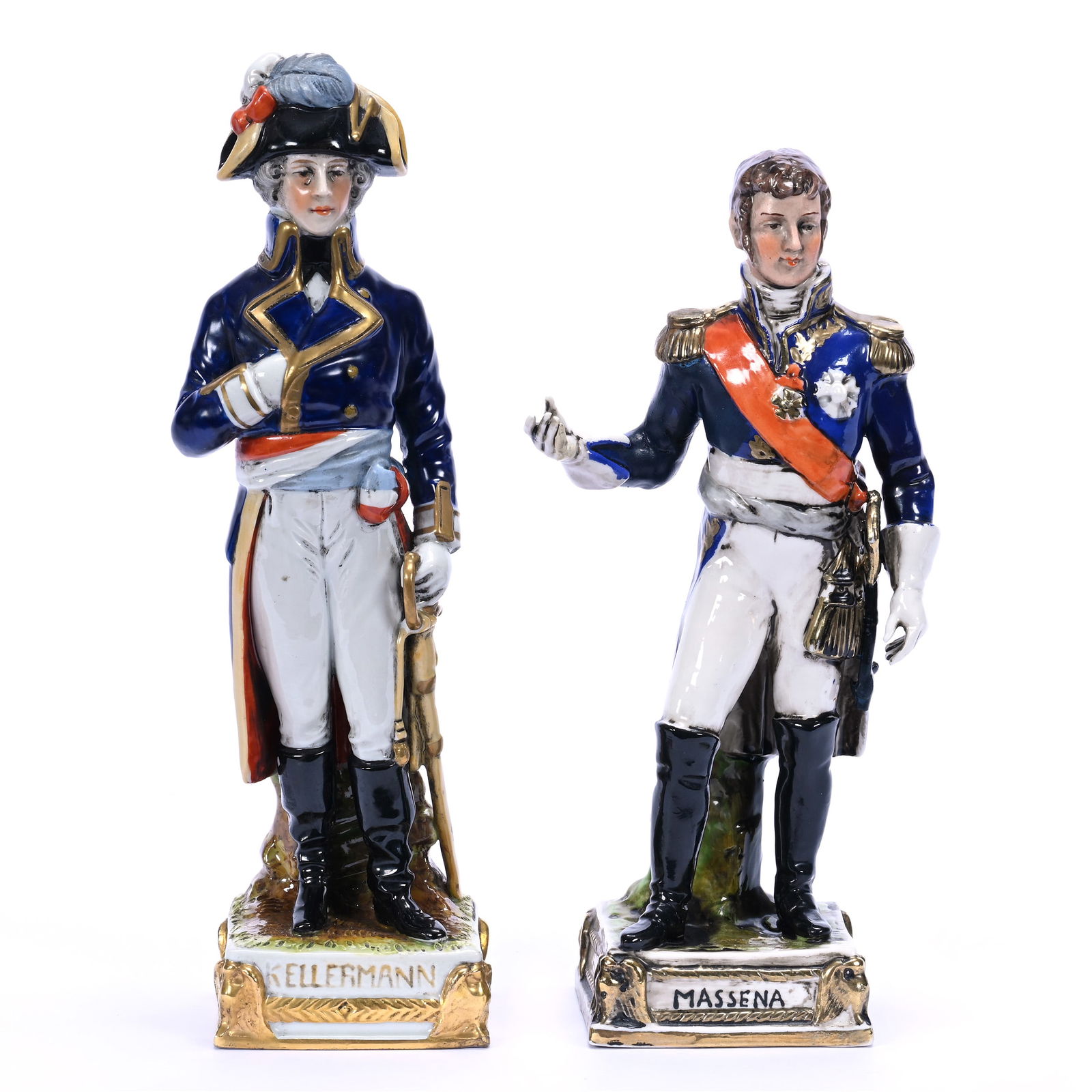 Pair Figurines, German Scheibe Alsbach Porcelain (1 of 3)