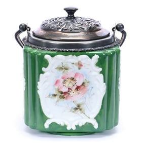Biscuit Jar, Unmarked Wave Crest Style
