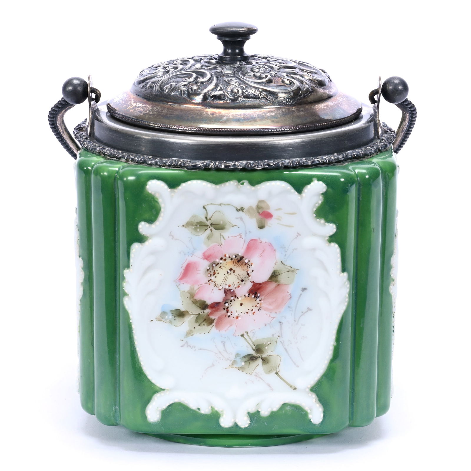 Biscuit Jar, Unmarked Wave Crest Style (1 of 3)