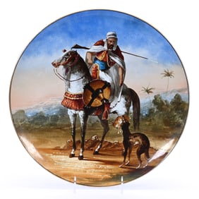 Charger Marked Montereau B&C Porcelain