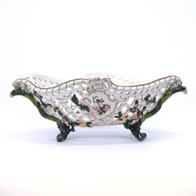 Center Bowl, Meissen Blue Crossed Swords Mark