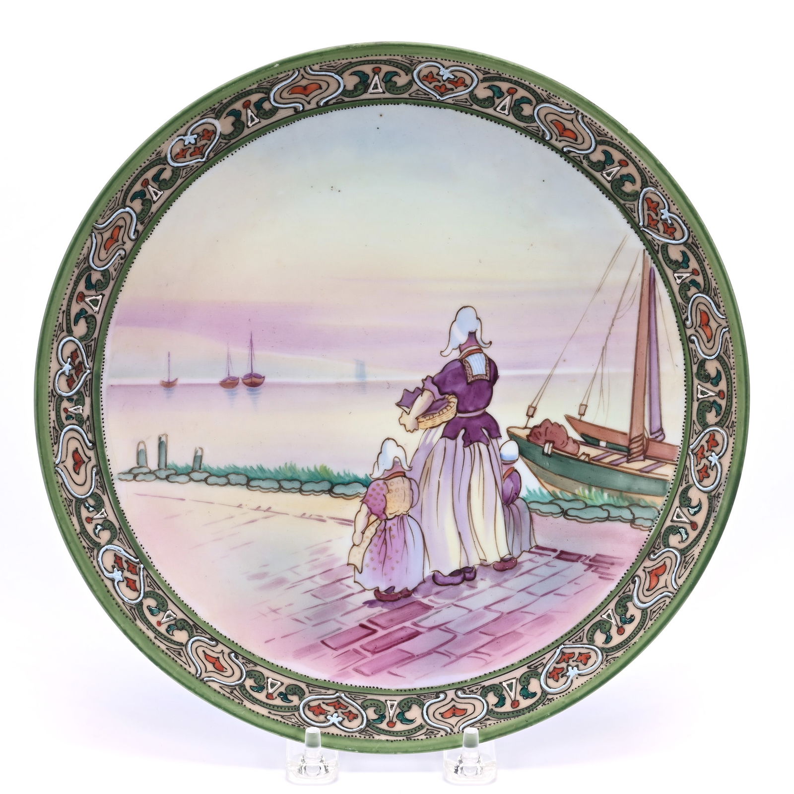 Plaque, Nippon Wreath Mark, Dutch Harbor Scenic Decor (1 of 2)