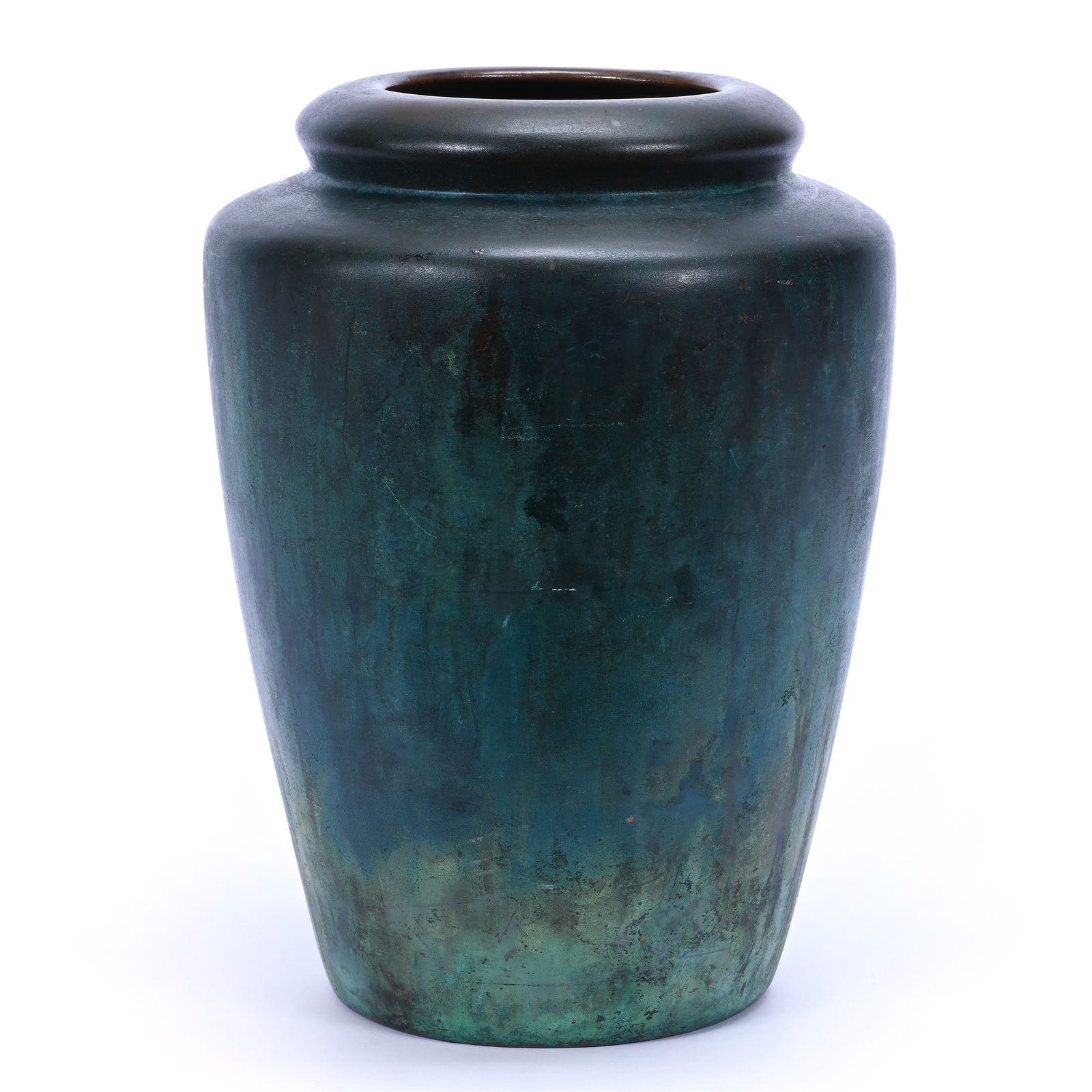 Vase Marked Clewell #385-2-6 Art Pottery, Unmarked Weller Bronze Ware Blank (1 of 4)