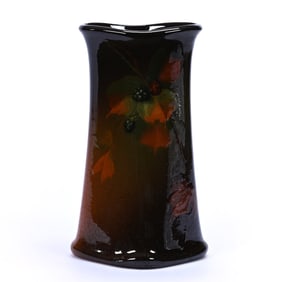 Vase, Four-Sided, Marked Weller Louwelsa Art Pottery, Shape #492