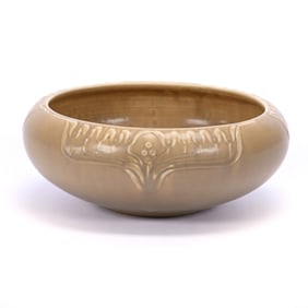 Bowl, Rolled Rim, Marked Rookwood Art Pottery Dated 1921, Model #2151