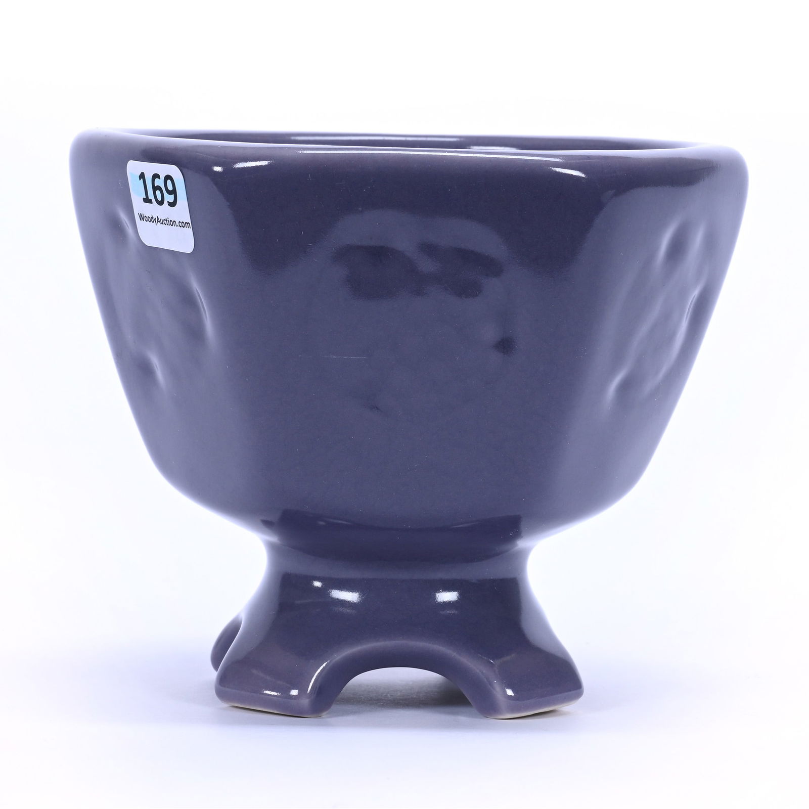 Pedestal Bowl Marked Rookwood Art Pottery Dated 1917, Catawba (Deep Violet) (1 of 3)