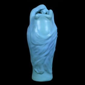 Vase Marked Van Briggle Art Pottery, Ming Turquoise Lorelei, Circa 2008