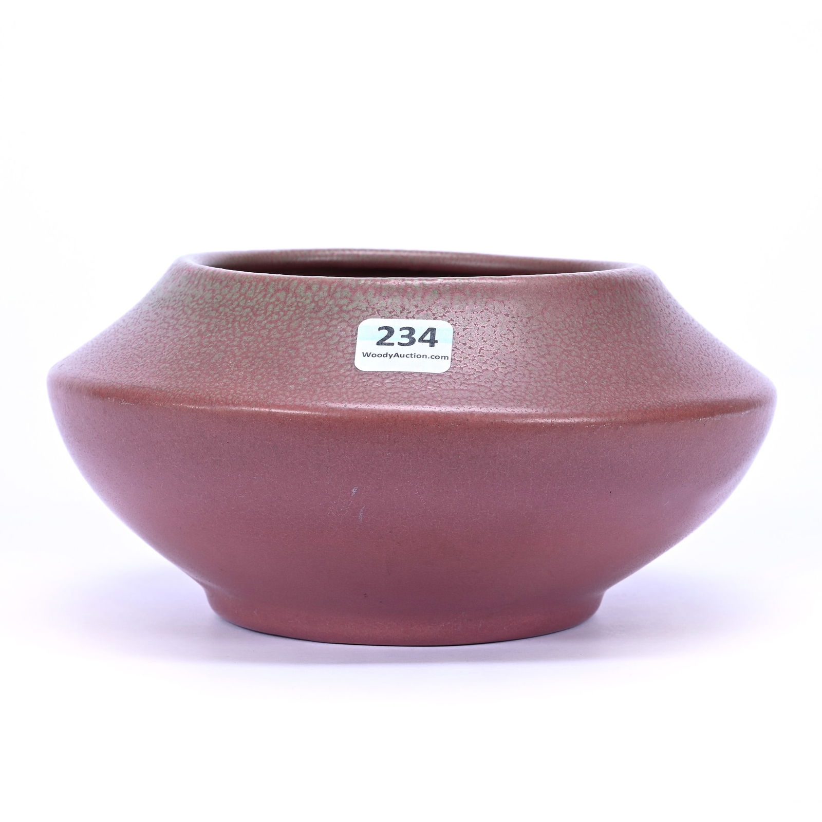 Vase Marked Van Briggle Art Pottery Dated 1905, Rose Glaze With Green Overtones (1 of 3)