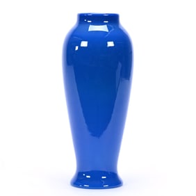 Vase Marked Rookwood Art Pottery Dated 1924, Blue De Roi, High Gloss, Model #1667