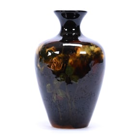 Vase Marked Weller Art Pottery, Aurelian, Artist Initial "K"