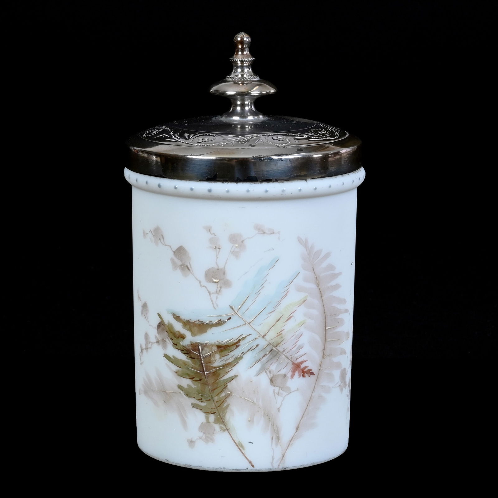 Pickle Caster Insert, Unmarked Wave Crest Opal Ware (1 of 3)