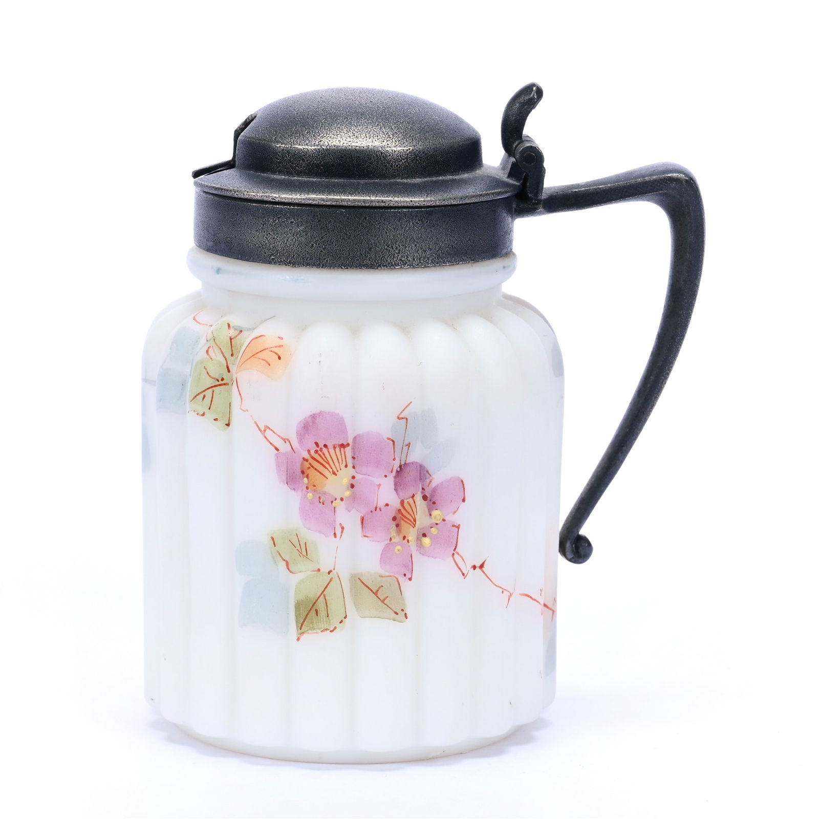 Mustard Jar, Unmarked Mt. Washington, Ribbed (1 of 3)