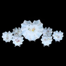 Berry Set, Unmarked R.S. Prussia, Leaf Heart Shaped Mold