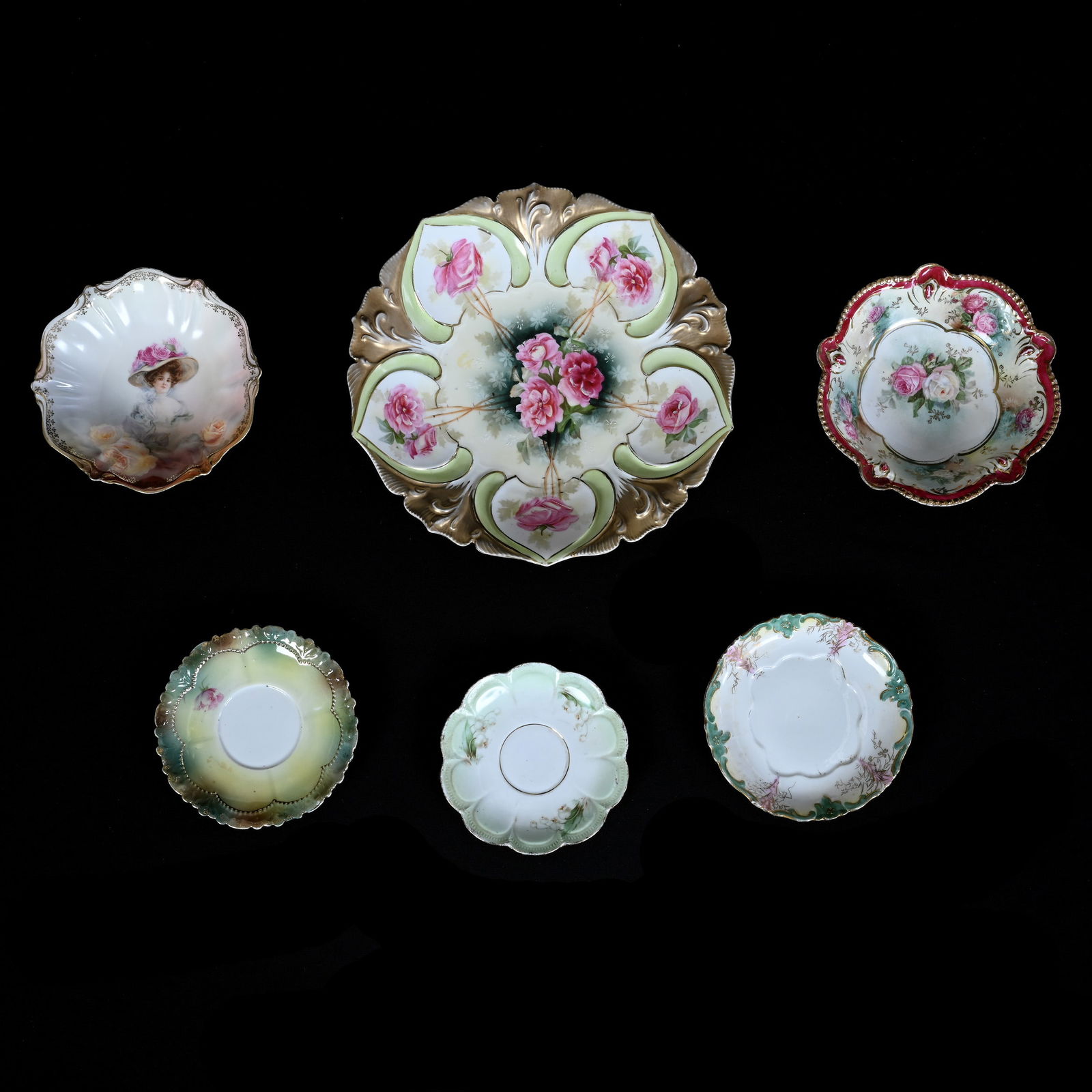 (6) Assorted Prussia Items (1 of 2)