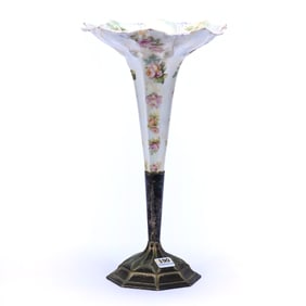 Rare Form Epergne Lily, Unmarked R.S. Prussia
