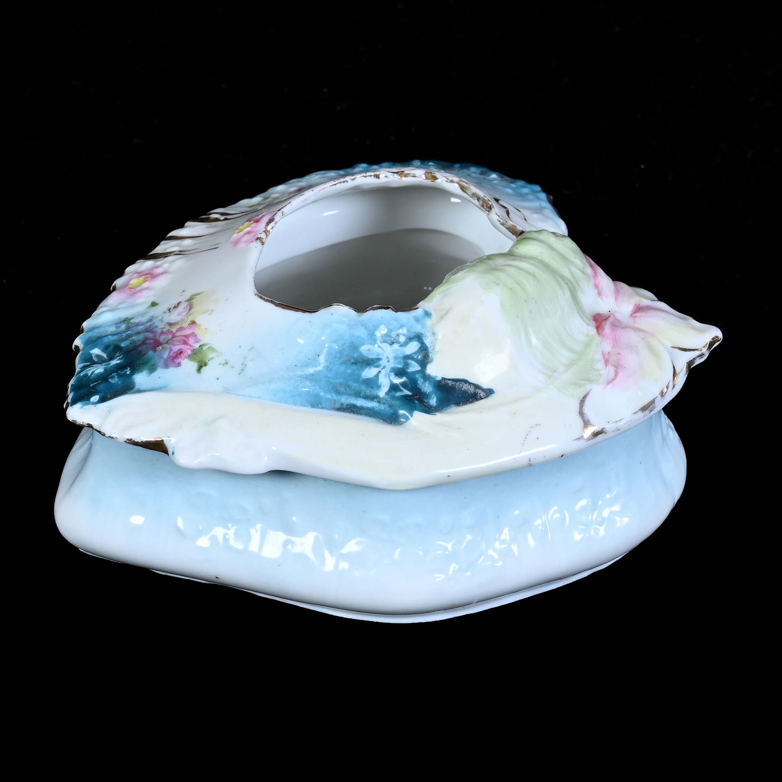 Heart Shaped Hair Receiver, Unmarked R.S. Prussia, Hidden Image Mold (1 of 3)