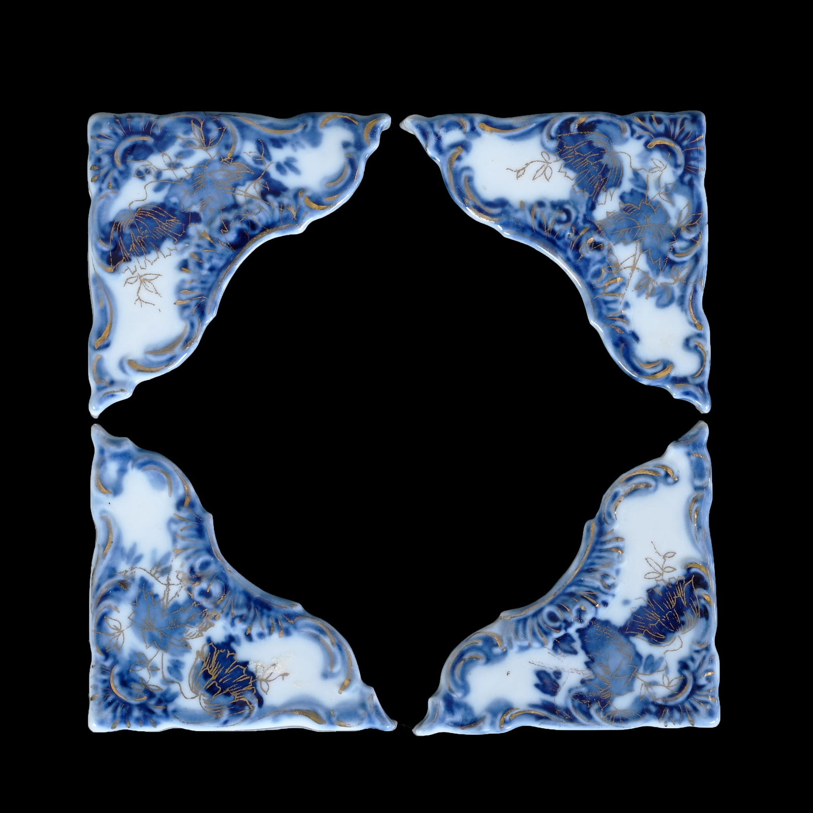 Desk Pad Corners, Four Piece, R.S. Steeple Mark (1 of 4)