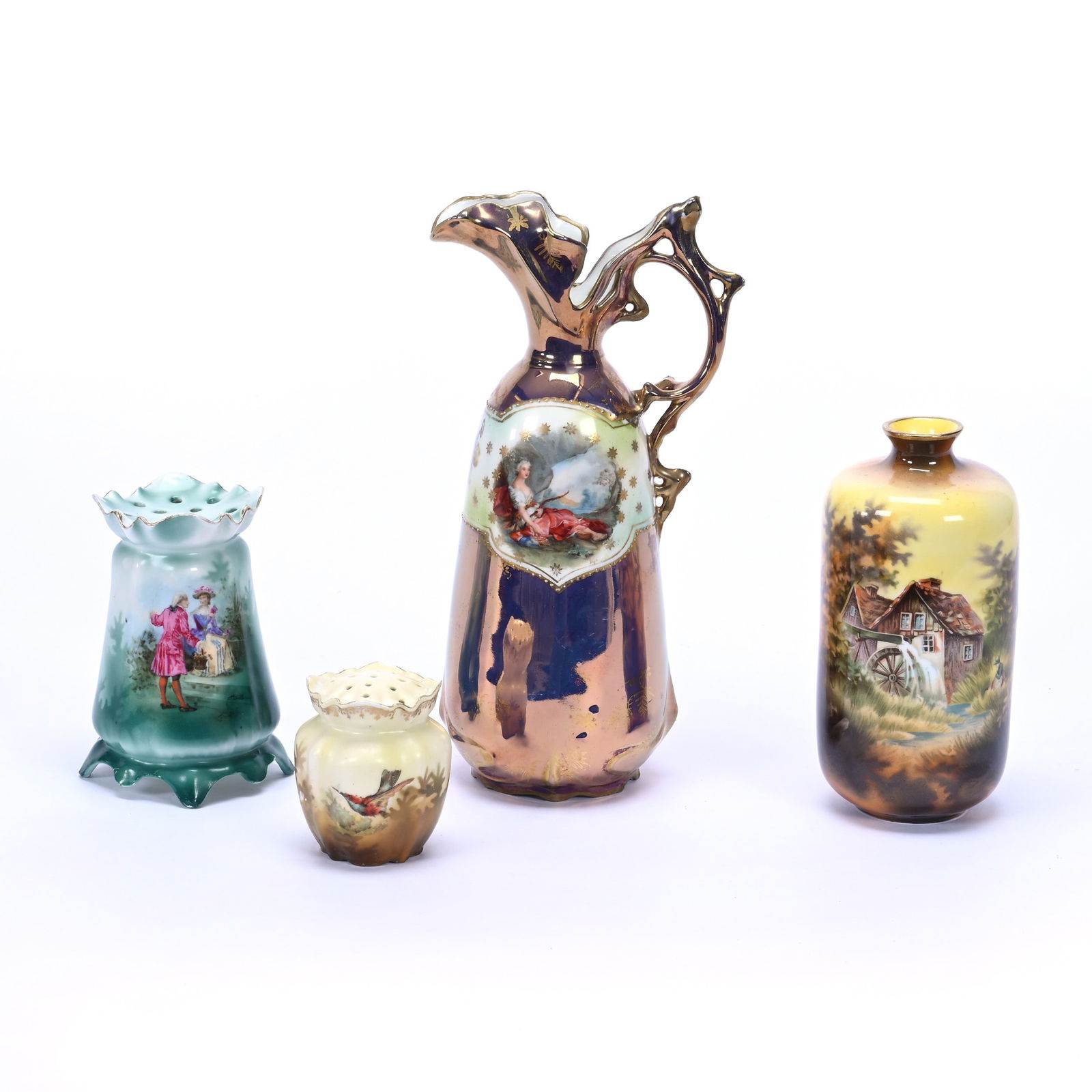 (4) R.S. Prussia Items With Damage Or Repair (1 of 7)