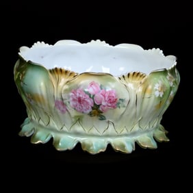 Fernery, Unmarked R.S. Prussia, Rose Decor