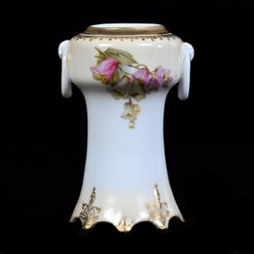 Muffineer, Unmarked R.S. Prussia, Bell Lily Decor