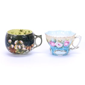 (2) Mustache Cups