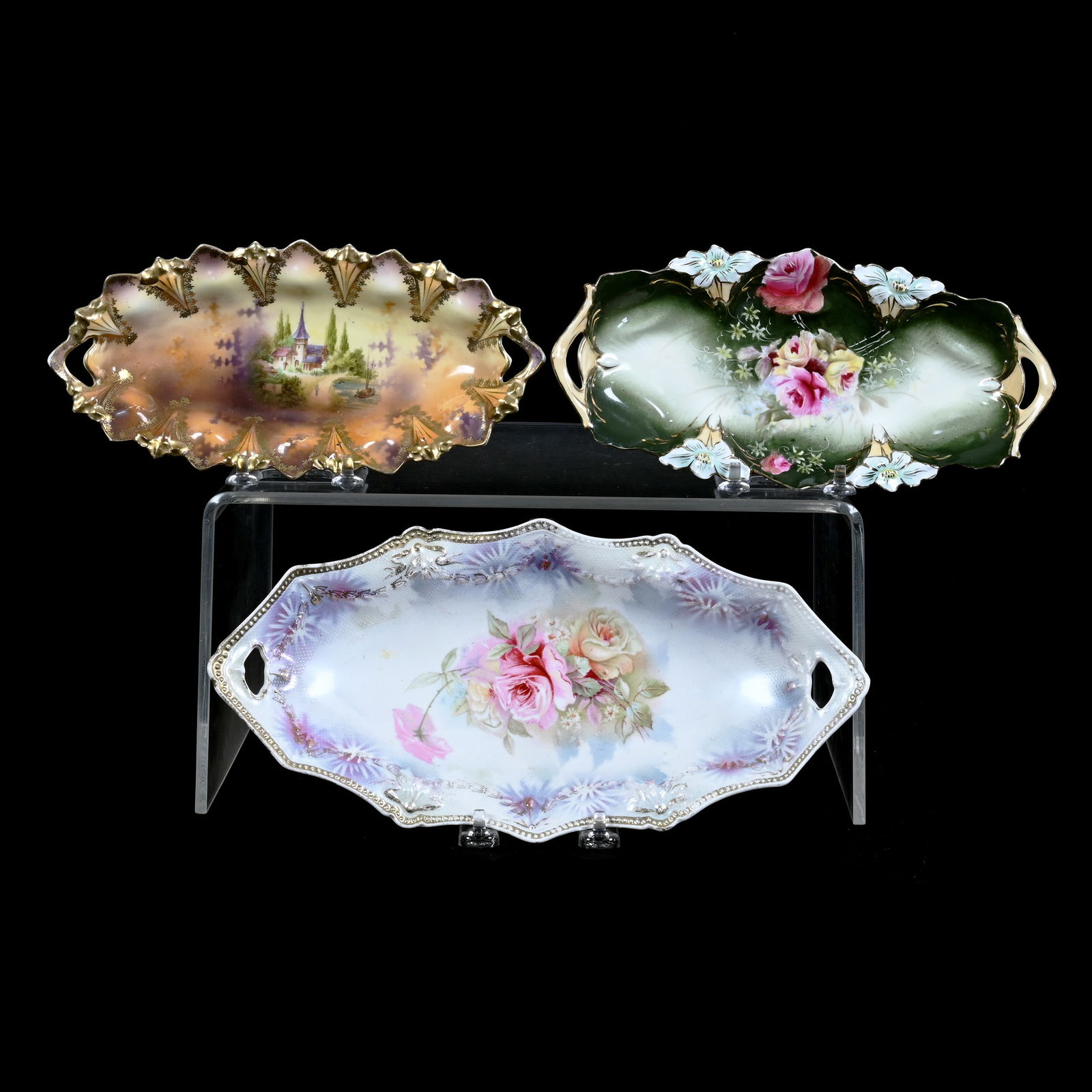 (3) Trays, R.S. Prussia (1 of 2)