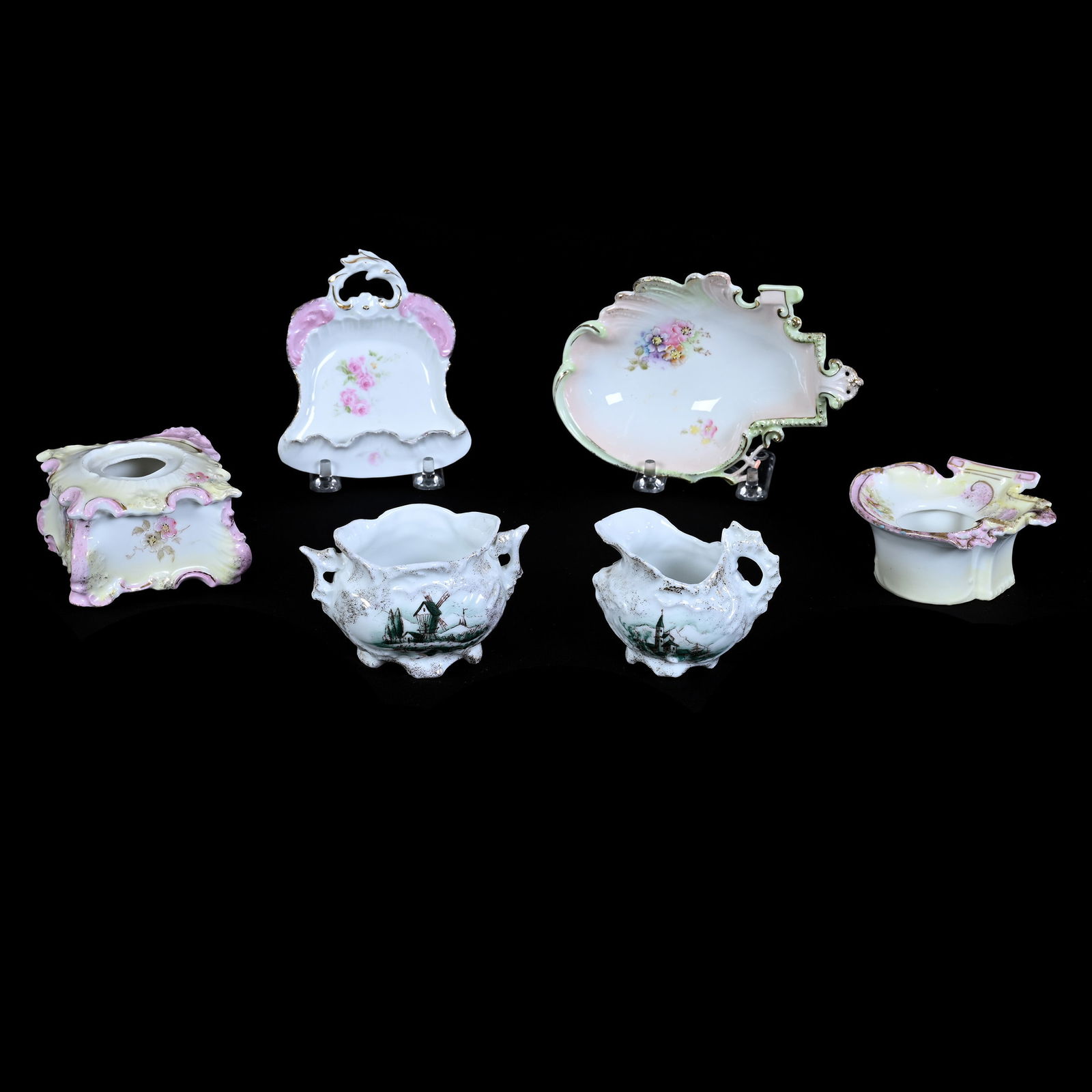 (5) Assorted Early R.S. Prussia Items, All Unmarked (1 of 4)