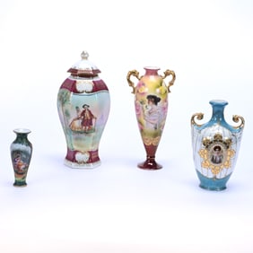(4) Assorted Prussia Style Items