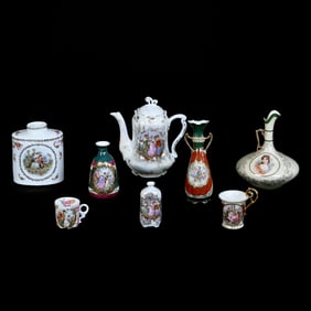 (8) Assorted Items, Prov Saxe and/or St. Killian