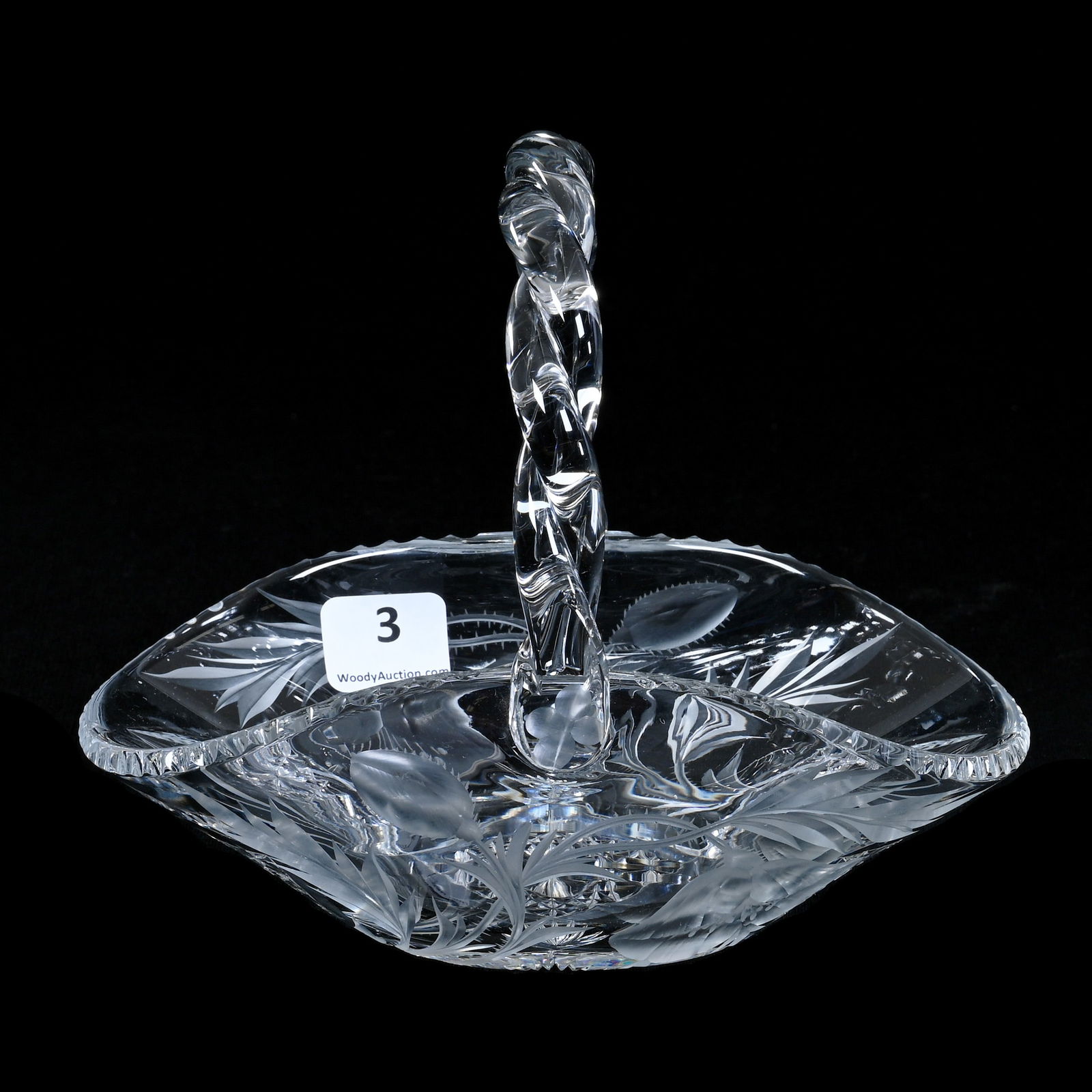 Basket, ABCG, Signed Tuthill, Poppy Pattern (1 of 3)