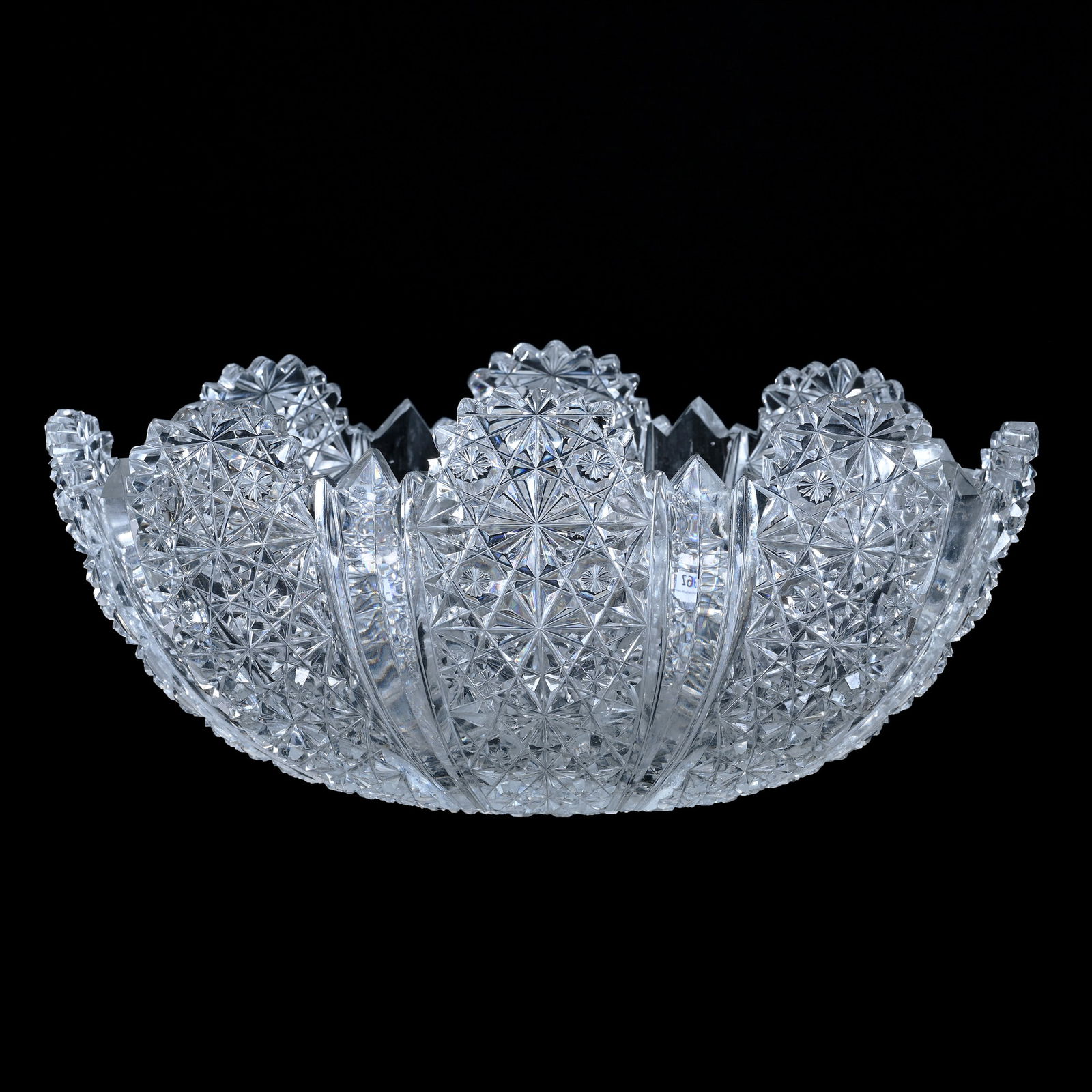 Oval Bowl, Blown Mold, ABCG, Russian & Pillar Pattern (1 of 3)