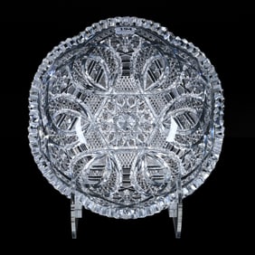 Bowl, ABCG, Signed Bergen, Owner's Note Indicates Pattern Name As Bliss, Unable To Verify