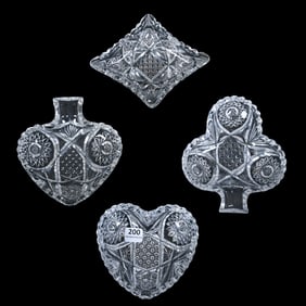 Bridge Set, Four Piece, ABCG, Whist Pattern By Newark