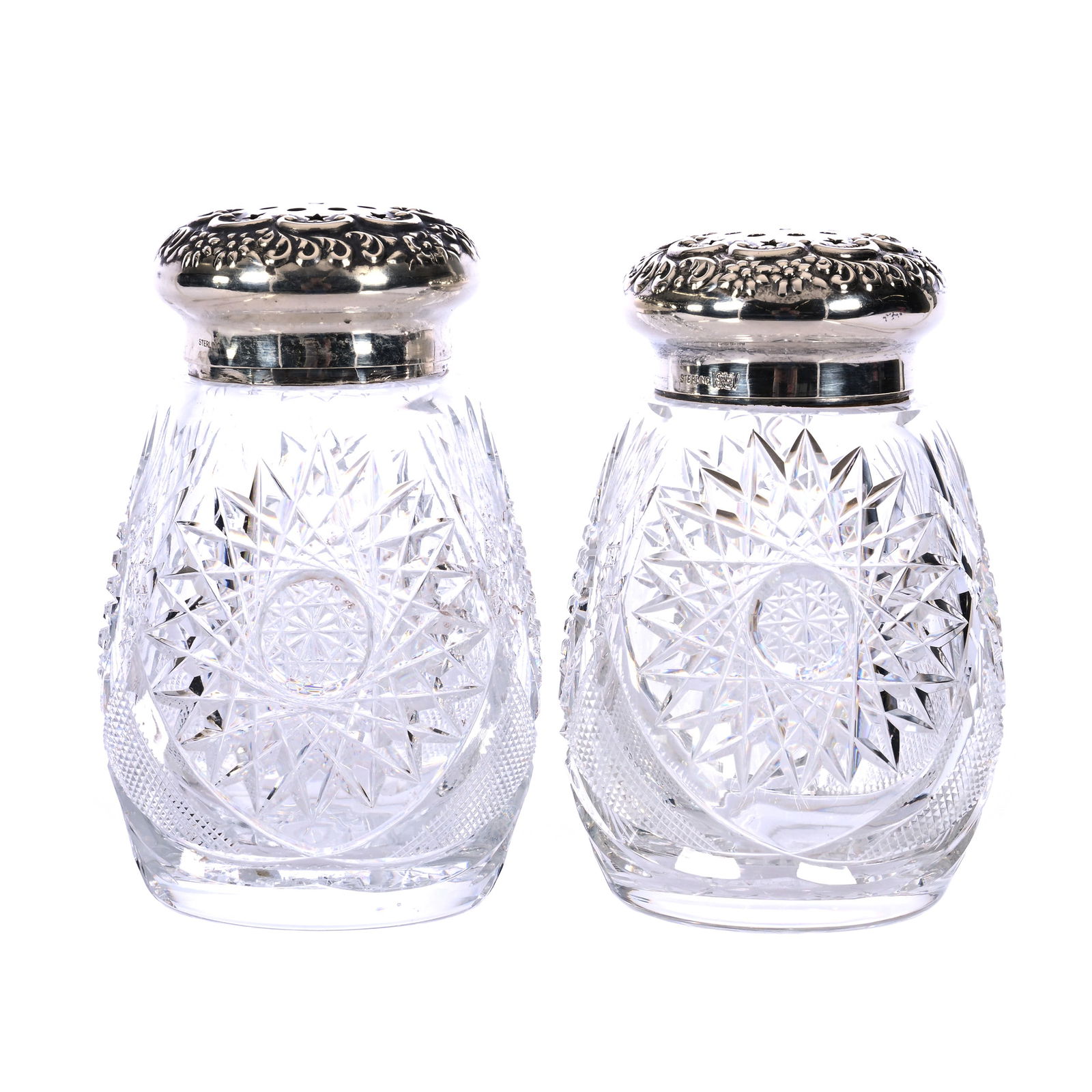 Pair Salt & Pepper Shakers, Plantation Size, ABCG, By Meriden (1 of 5)
