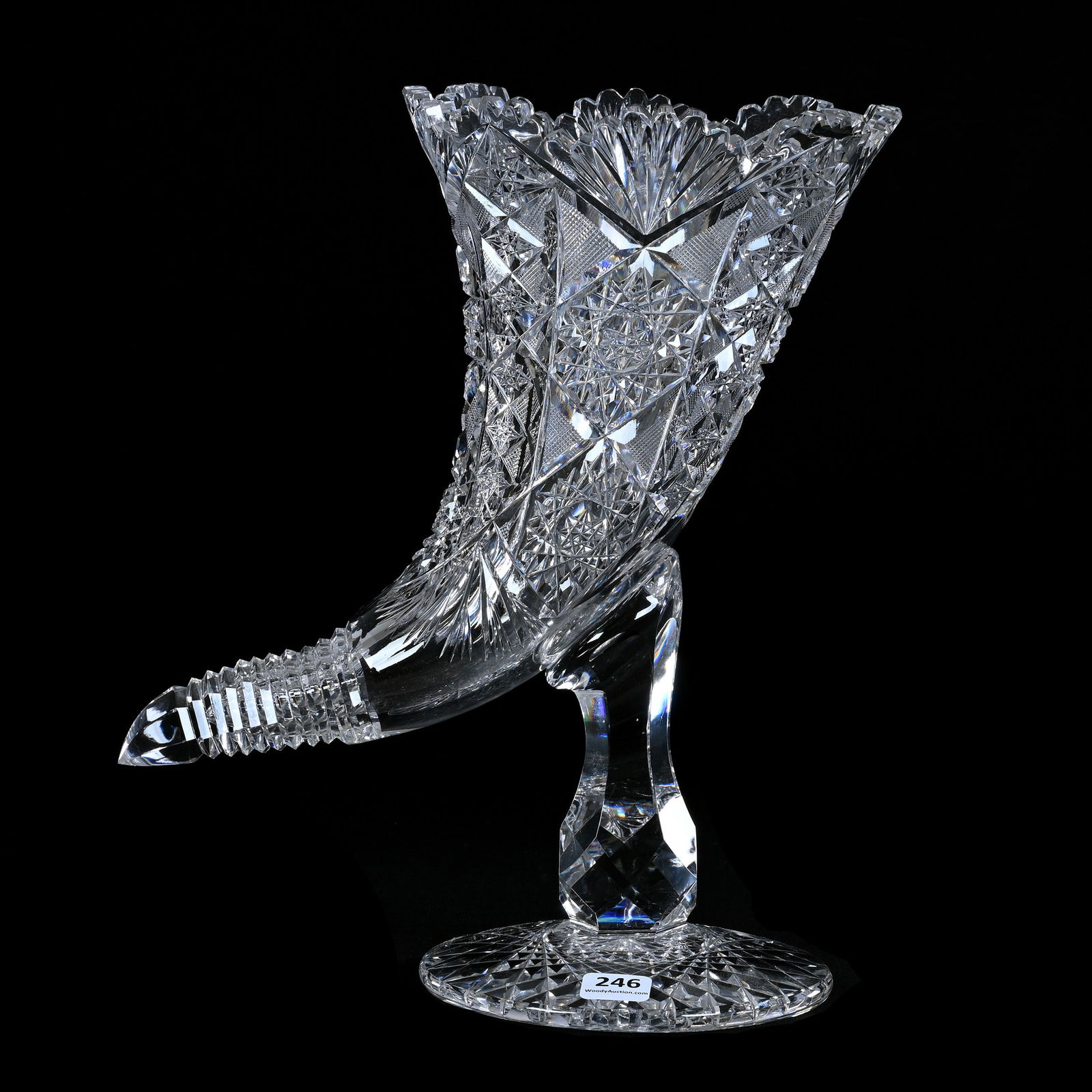 Pedestal Cornucopia Vase, ABCG, Excellent Example (1 of 3)