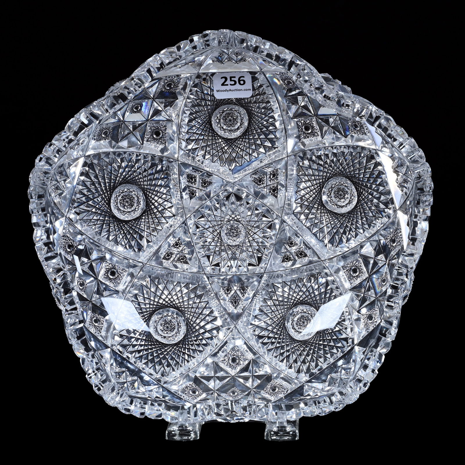 Five-Sided Crimped Bowl, ABCG, Constellation Pattern Designed By W.C. Anderson (1 of 2)