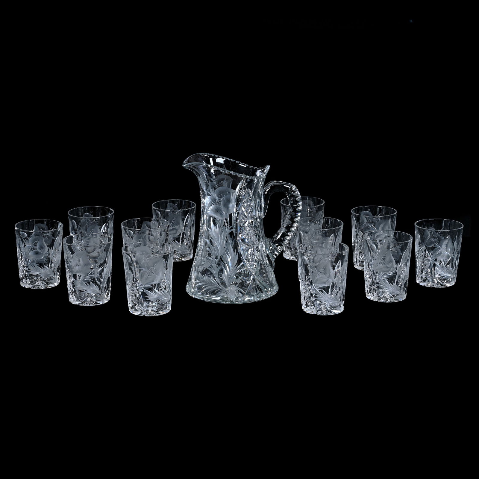 Water Set, ABCG, Signed Tuthill Poppy Pattern (1 of 6)