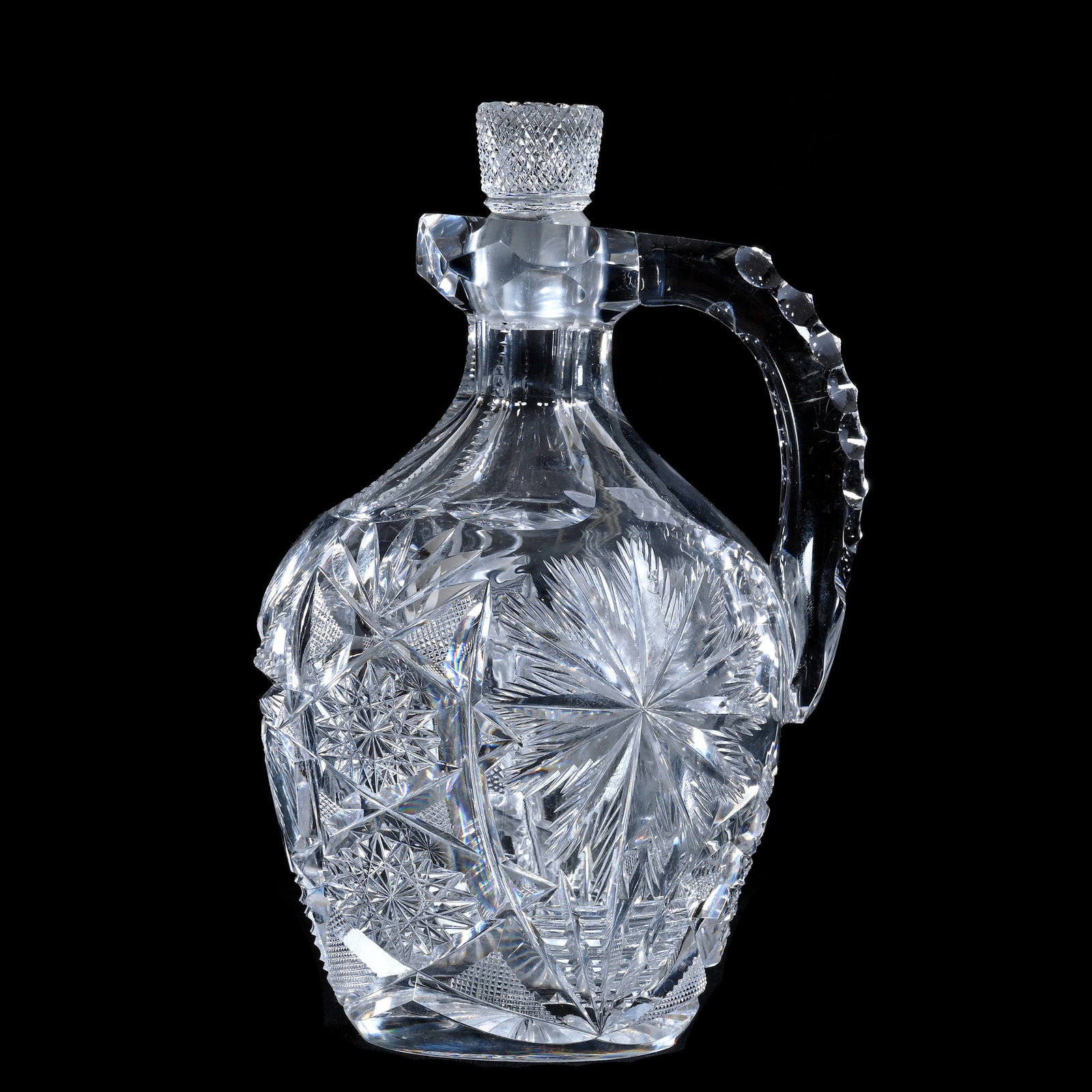 Whiskey Jug, ABCG, Oasis Pattern By American Cut Glass (1 of 6)