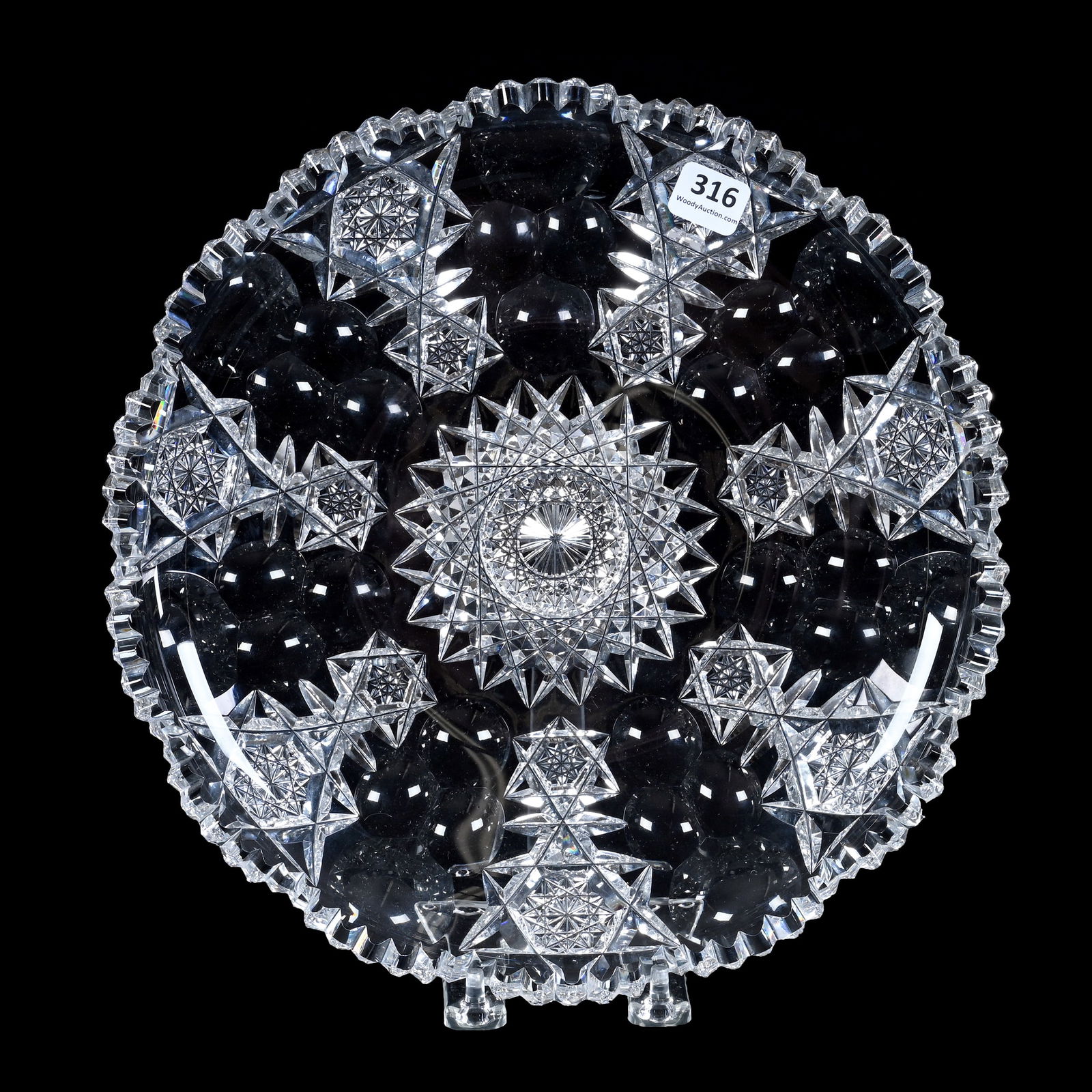 Round Tray, ABCG, Signed Hawkes, Princess Pattern (1 of 2)