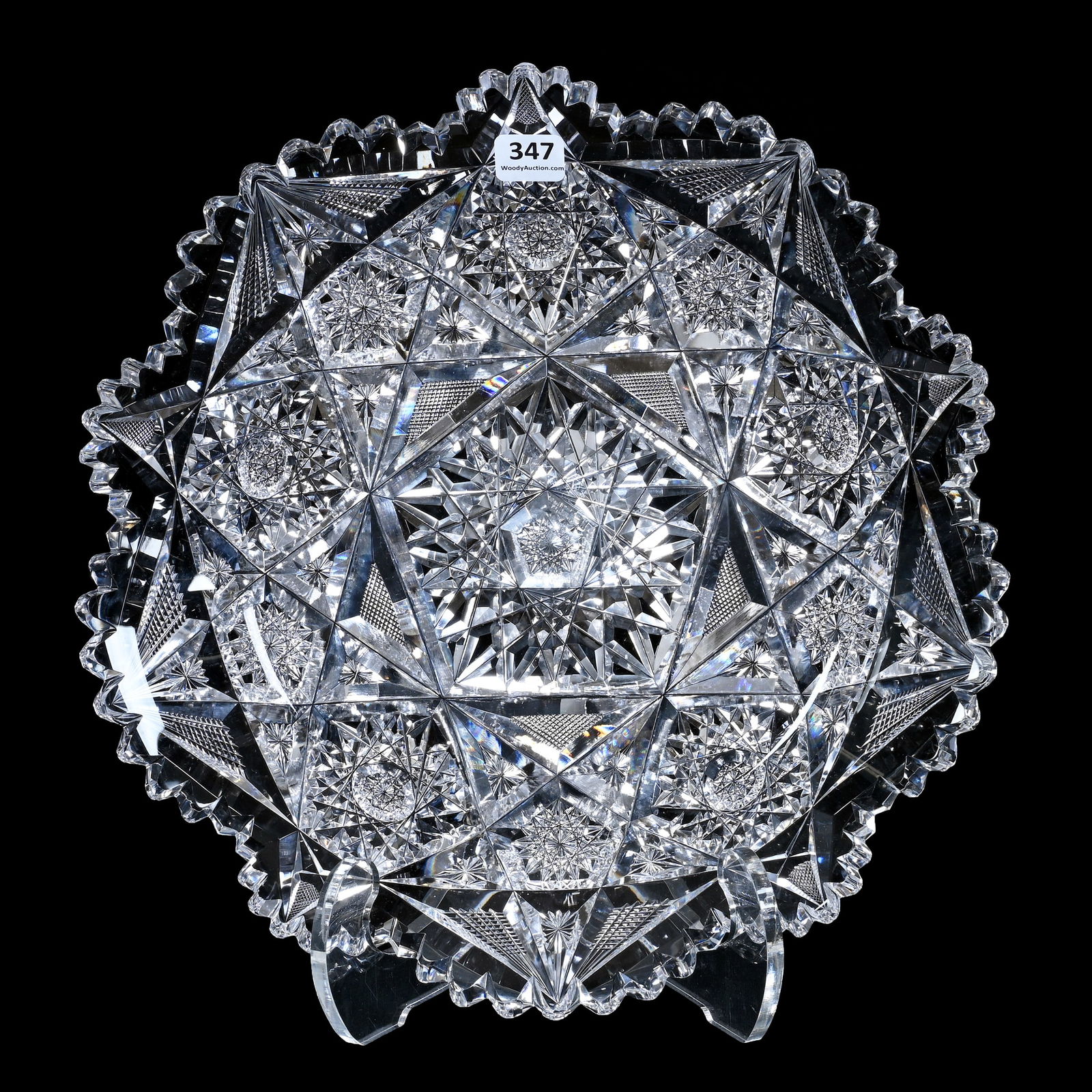 Round Tray, ABCG, Signed Libbey Colonna Pattern (1 of 2)