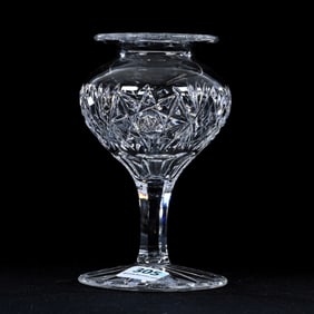 Violet Globe, American Brilliant Cut Glass, Hobstar, Miter And Fan Motif