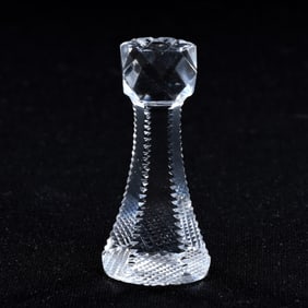 Wax Seal, American Brilliant Cut Glass, Hobstar Imprint