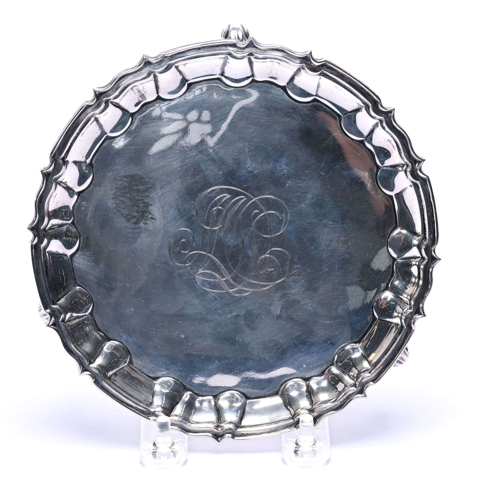 Solid Silver Tray Marked William Hutton And Sons, London, Dated 1894 (1 of 2)